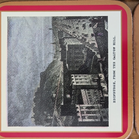 Vintage Pimpernel Edinburgh scene Coasters - Picture 6 of 13